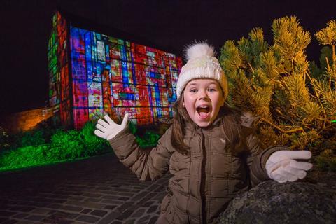 Castle of Light at Edinburgh Castle