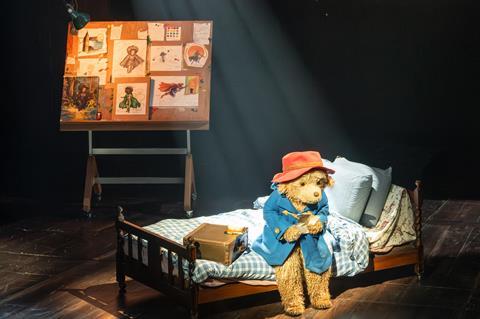 Paddington on stage in Paddington The Musical