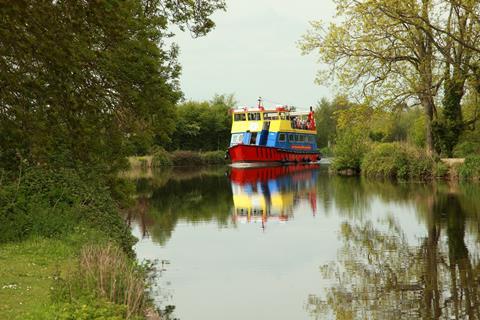 Exploring the Exeter Canal with Stuart Line Cruises.