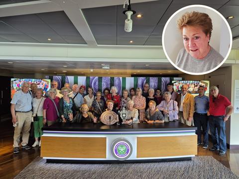 Carol Dixson-Smith, Sawbridgeworth U3A at Wimbledon tour