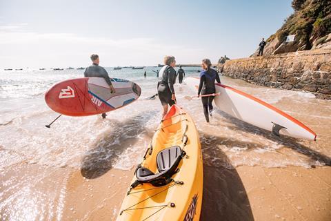 Kayaking, Jersey