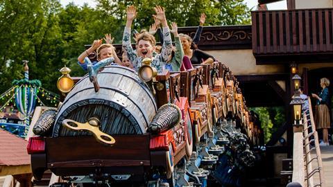 Max & Moritz roller coaster at Efteling, south Holland