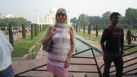 GTO Olivia Goodfellow at the Taj Mahal