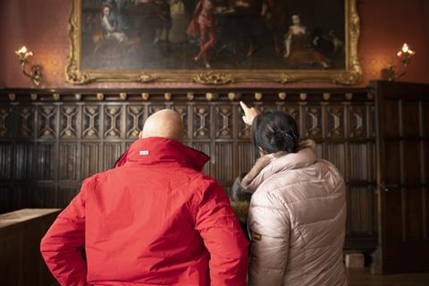 Powderham Castle state dining room