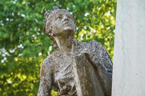 Statue in Evora, Portugal