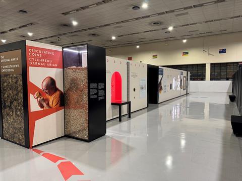 An exhibition space at The Royal mint in Wales