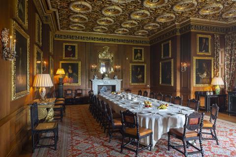 The State Dining Room in Longleat House.