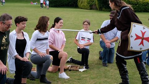 Themed outdoor adventure game at Berkhamsted Castle