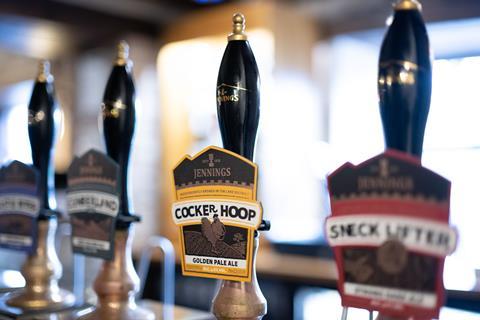 Beers available at Jennings Brewery