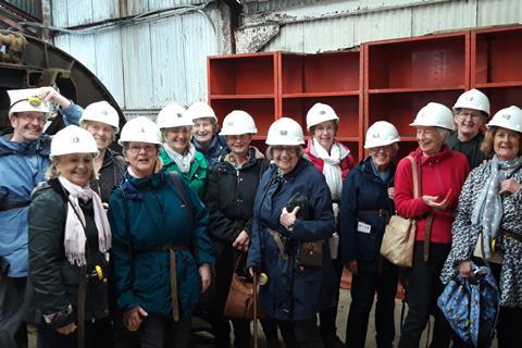 Tunbridge Wells U3A members at the Big Pit National Coal Museum