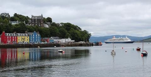 Fred Olsen Cruise Line's Black Watch in Tobermory, Scotland