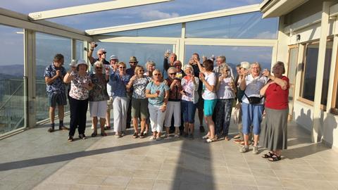 Pat Cakebread's group in Cyprus