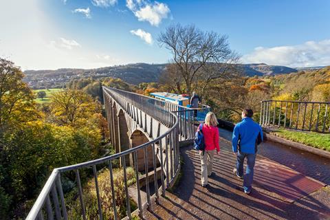 Pontcysyllte Aqueduct in Wales