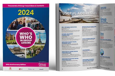 Who's Who in Group Leisure 2024 directory