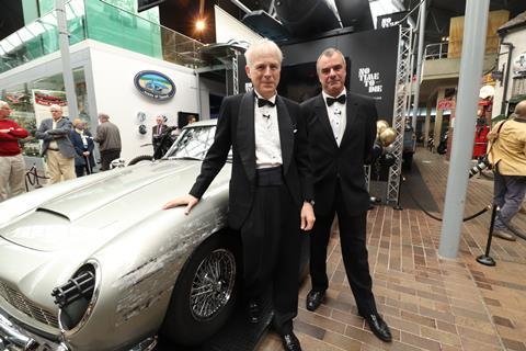 Lord Montagu and Chris Corbould launch Bond in Motion - No Time To Die exhibition