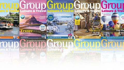 Group Leisure & Travel Magazine Front Cover collage