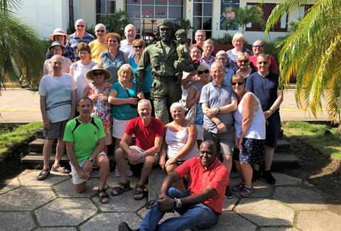 Bob Walker's group in Cuba