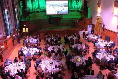 Reception at Derry Guildhall.