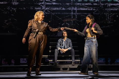 Melissa Jaques, Craige Els and Fayth Ifil in Just For One Day - The Live Aid Musical