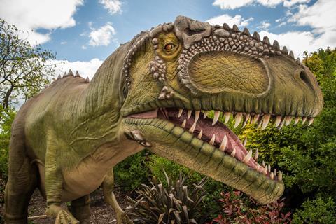 Animatronic dinosaur exhibition at Chester Zoo