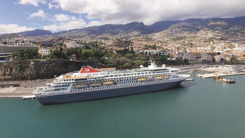 Fred. Olsen Cruise Line's Balmoral in Funchal, Madeira 