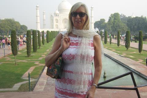 GTO Olivia Goodfellow at the Taj Mahal