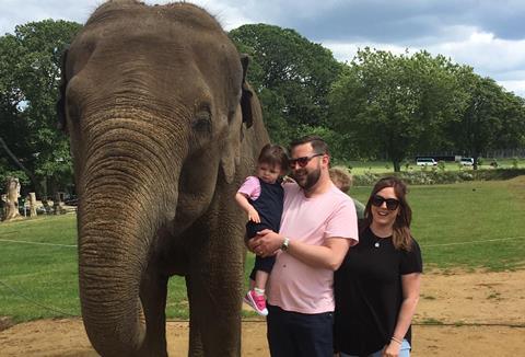 Sophie at Woburn Safari Park