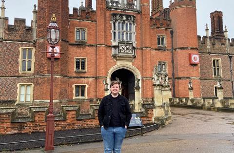 Harry at Hampton Court Palace