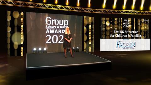 Julie Peasgood, Group Leisure & Travel Awards 2021 screen grab