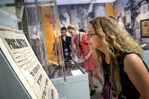 Women and Parliament exhibition