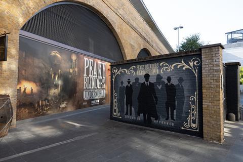 The exterior of Peaky Blinders Underworld