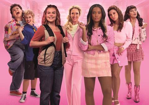 L-R_ Max Gill, Georgie Buckland, Emily Lane, Faye Tozer, Vivian Panka, Kiara Dario, Sophie Pourret.