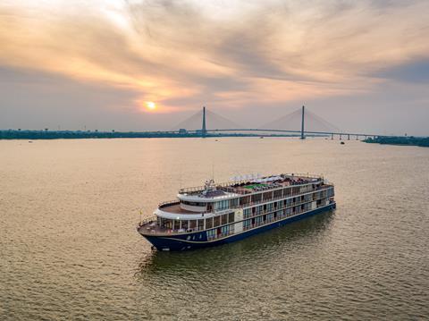 Wendy Wu's Victoria Mekong cruise ship