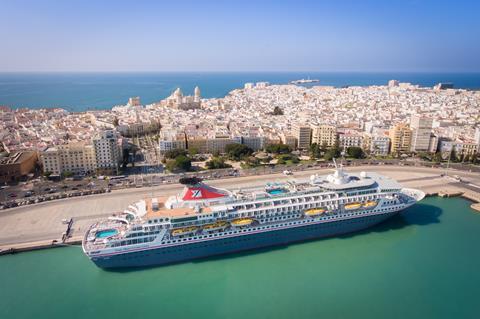 Fred. Olsen Cruise Lines' Balmoral in Cadiz 