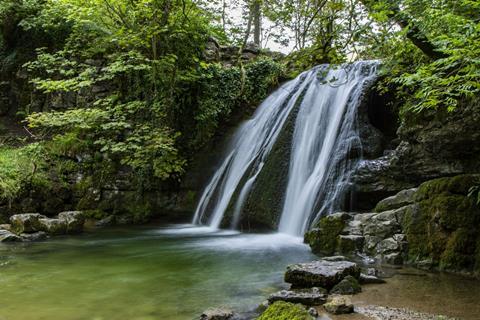 Janet Foss Waterfall in Yorkshire