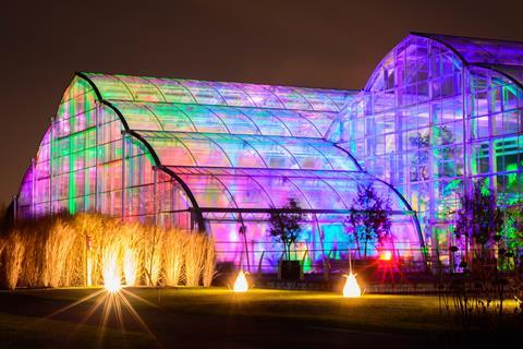 RHS Garden Wisley's Glow illuminations