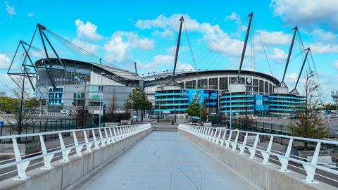 The Etihad Stadium, home to Manchester City Football Club