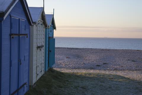 Beach Huts on Hayling Island