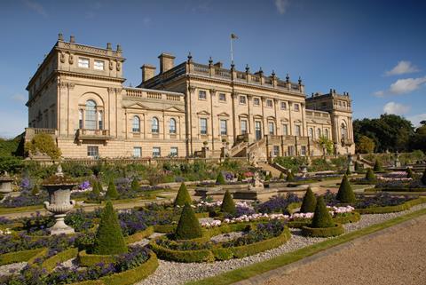 Terrace Gardens at Harewood House in Leeds