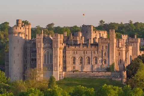 Arundel Castle exterior shot