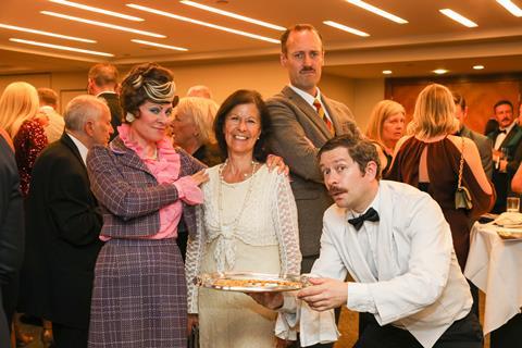 Faulty Towers The Dining Experience characters at GLT Awards 2025