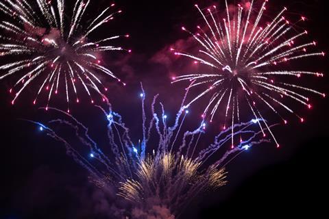 Fireworks display