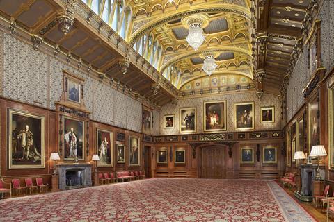 Waterloo Chamber at Windsor Castle