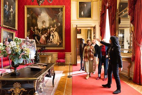 A guided tour in Blenheim Palace