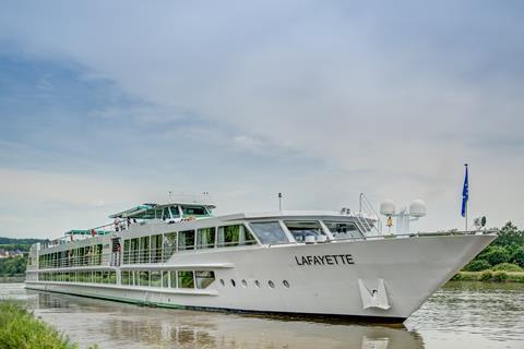 CroisiEurope's MS Lafayette sailing along the Rhine