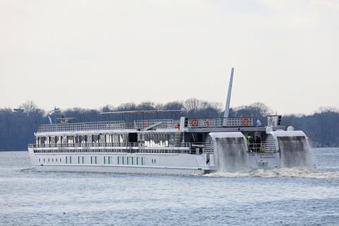 CroisiEurope's MS Elbe Princesse II sailing along the river