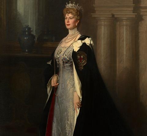 1914 portrait of Queen Mary exhibited for the first time