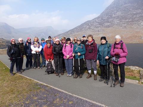 Isle of Wight Ramblers in Snowdonia