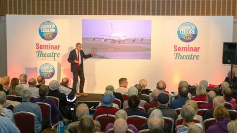 Simon Calder at the Group Leisure & Travel Show 2019