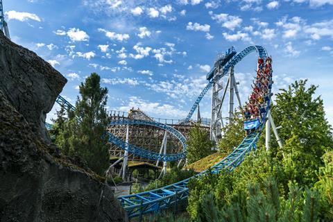 Rollercoaster at Europa Park